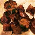Emmabeagle's cooksnap of when they made なすと鶏肉のエスニックバジル炒め.