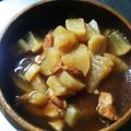 Yuuya_mama's cooksnap of when they made 圧力鍋で❤トントロ（ネック）と大根の煮物.
