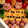 腹ペコきっちゃん's cooksnap of when they made キャラ弁*おかず*ｷｲﾛｲﾄﾘ卵焼き.