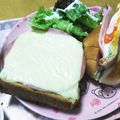 ゆけり３兄弟's cooksnap of when they made レーズンパンでハムチートースト.