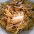 J・0505's cooksnap of when they made 手軽！キャベツとえのきと油揚げの煮びたし.