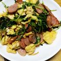 cotton777's cooksnap of when they made 8分でもう1品！豆苗とベーコン炒め.