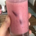 ぷんしゅ's cooksnap of when they made 簡単♫濃厚ないちご味♪いちごミルク.