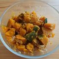 Yongren's cooksnap of when they made かぼちゃのクルミ和え♪香ばしくて美味♪.