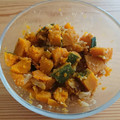 Yongren's cooksnap of when they made かぼちゃのクルミ和え♪香ばしくて美味♪.