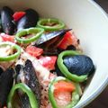 あず7225's cooksnap of when they made 簡単豪華♪フライパンでチーズパエリア.