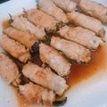 さち's cooksnap of when they made 簡単 ポン酢とバターで食べるなすの肉巻き.