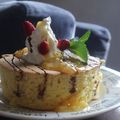 主婦おくさん's cooksnap of when they made HMで作るカフェのような厚焼パンケーキ.