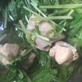 大阪のちゃーちゃん's cooksnap of when they made あっと言う間！水菜&紅法師と鶏の煮物♪.