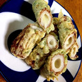 tama719's cooksnap of when they made 《一分レシピ》チーズちくわの磯部揚げ。.