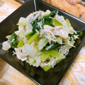 mayurin88's cooksnap of when they made キャベツと小松菜とジャコの和え物.