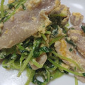にょ氏's cooksnap of when they made 豆苗と豚ロースと卵の炒め★調味料マヨのみ.