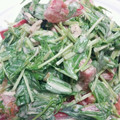 いずみ☆ゆう's cooksnap of when they made 水菜とささみのわさびマヨサラダ.