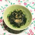 なつき☆ミ's cooksnap of when they made 海苔めんつゆスープ.