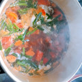 クックB72H7F☆'s cooksnap of when they made ☆完熟トマトと卵のスープ.