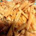 みゆぱんだ♪'s cooksnap of when they made やみつき！簡単！にんじんのゴマ味噌和え★.