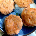 ムーミンママヨ's cooksnap of when they made 簡単！鮭とチーズの鮭バーグ♡.