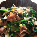のいりんご's cooksnap of when they made ほうれん草とエリンギのバター醤油炒め！.