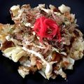 ポーニャ's cooksnap of when they made 節約★冷や飯★絶品【ご飯deお好み焼き】.