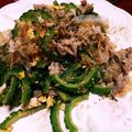 クック55NKKH☆'s cooksnap of when they made 沖縄人に教えてもらったゴーヤチャンプル♬.