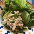 ☆flwちぃ☆'s cooksnap of when they made 材料２つ！水菜おからサラダ.