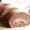 まちゃこです。's cooksnap of when they made ふわふわチョコロールケーキ❤ポイント.