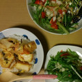 シロクマ♪'s cooksnap of when they made 桜えびとトマト・水菜の簡単サラダ♪.