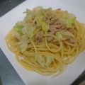 クックGGXG76☆'s cooksnap of when they made ツナとキャベツのあっさり塩パスタ.