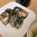 Sac’HiNa's cooksnap of when they made 秋刀魚の梅しそロールにんにく揚げ.