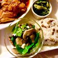 ame-ikuru's cooksnap of when they made マッシュルームサラダ.