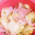 ボニタロー's cooksnap of when they made 簡単！ハムと白菜の重ね焼き.