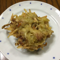 クックN76SC7☆'s cooksnap of when they made ごぼうと人参と豚肉のカレー粉かき揚げ.