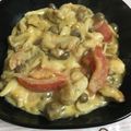 kittyoko's cooksnap of when they made 簡単絶品♡鶏もも肉のトマトチーズ炒め♡.