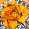 ATortoise's cooksnap of when they made まるごと新じゃが♡鶏むね肉の肉じゃが.