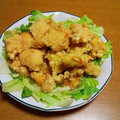 55才のおじさん's cooksnap of when they made 鶏むね肉の卵衣の唐揚げ〜揚げ焼き.