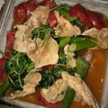 わらびもちの母's cooksnap of when they made 豚肉とアスパラとトマトの中華風炒め.