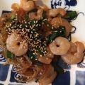 クックZU168P☆'s cooksnap of when they made えび・にら・春雨の炒め物✾.