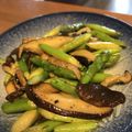 ae86_km's cooksnap of when they made アスパラガスと椎茸の炒め物.