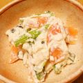 ＊まりぃ28＊'s cooksnap of when they made 小松菜と柿の白和え.