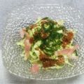 ☆yopipi's cooksnap of when they made 千切り野菜に♡　梅ガーリックドレッシング.