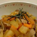 イエローバード's cooksnap of when they made cafe風♡肉じゃが丼.