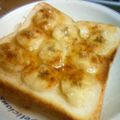 まつこ21's cooksnap of when they made バナナで簡単ハニートースト♡.