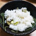 ヅカマ's cooksnap of when they made 簡単!絶品!ほんのり塩味空豆ご飯.