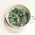 なつき☆ミ's cooksnap of when they made 離乳食　小松菜を食べよう♪.