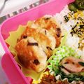 ☆もえっちょ☆'s cooksnap of when they made 簡単でヘルシーな♪鶏つくね丼♪.