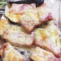 やーしー's cooksnap of when they made ナスとベーコンの簡単チーズ焼き.