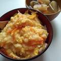 福泊すり's cooksnap of when they made 簡単★節約★優しい味【揚げ玉ふわとろ丼】.
