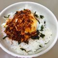 クック4P73QB☆'s cooksnap of when they made 食べるラー油と温泉卵かけご飯.