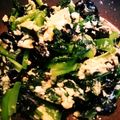 ぺたんこクマ's cooksnap of when they made 簡単！小松菜ときくらげ炒め！.