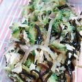 ＴＯＭＯＷＡＴ's cooksnap of when they made ゴーヤと塩昆布のツナサラダ♡.